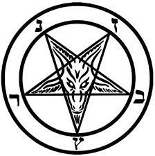Amazon.com: Baphomet Sabbatic Goat Pentagram Symbol - Sticker Graphic - Auto, Wall, Laptop, Cell, Truck Sticker for Windows, Cars, Trucks : Automotive