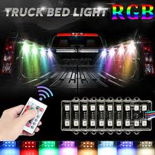2020 8 Pods Rgb Led Decorative Light Offroad Truck Bed Lighting Light Kit Bed Underbody Rock Decorative Lamp From Bestness 49 9 Dhgate Com