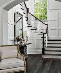 two story foyer from drab to pretty