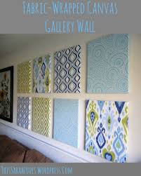 Fabric Wrapped Canvas Wall Gallery