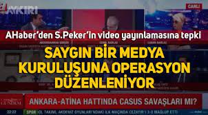 Sedat Peker'in yayınladığı Rasim Kaan Aytoğu videosuna ilişkin Ahaber'den  Twitter'a tepki: "Saygın bir kanala operasyon" - Medya - AYKIRI haber sitesi