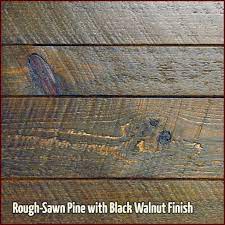 how to stain rough sawn cut lumber