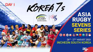 asia rugby sevens series 2023 day 1