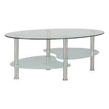 Cleish Clear Glass Coffee Table With