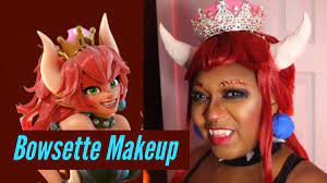 Bowsette Cosplay Makeup Tutorial - YouTube