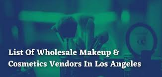 whole makeup cosmetics vendors