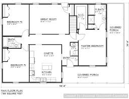 Bedroom House Plans 1 788 Sq Ft