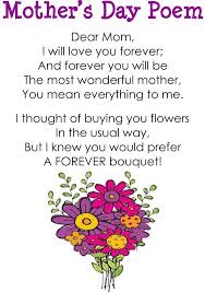 short poems for mom on mothers day