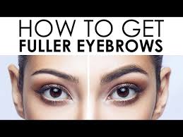 how to make your eyebrows look thicker