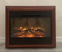 Realistic Flame Electric Fireplace In