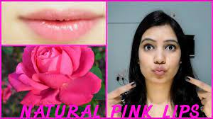 get natural pink and soft lips at home