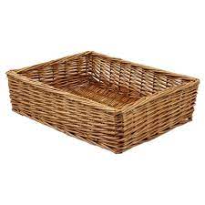 padstow wicker empty her basket tray