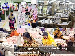top 6 garment manufacturing companies