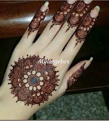 Simple arabic henna mehndi (gol tikki) designs. Round Design Gol Tikka Mehndi With Unlimited Image Mylargebox