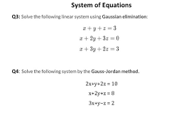Solved System Of Equations Q3 Solve