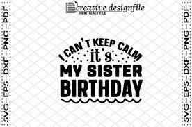 my sister birthday graphic