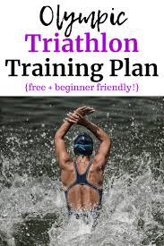 16 week olympic triathlon training plan