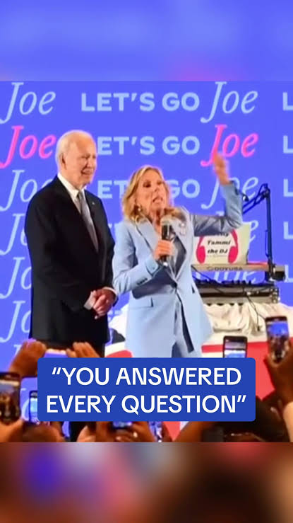 US First Lady Jill Biden has been mocked online for treating her husband Joe