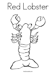 Check spelling or type a new query. Red Lobster Coloring Page Twisty Noodle