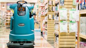 robotic commercial floor cleaner of