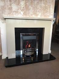 Granite Fireplace Gas Fire Suite