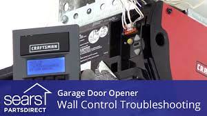 garage door opener doesn t work wall