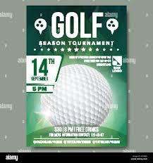 golf poster vector banner advertising