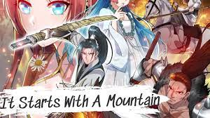 It starts with a mountain manga