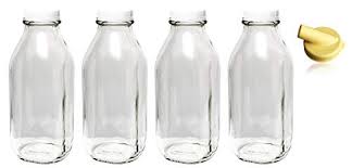 Dairy Pe Heavy Glass Milk Bottles