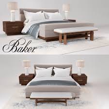 bed baker panorama platform bed king