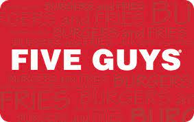 To share your passion for the five guys menu, select from several options as gifts. Five Guys Egift Card Giftcardmall Com