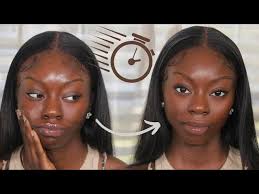minimal makeup routine for dark skin