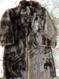 Vintage Dark Brown Beaver Lamb Fur Coat