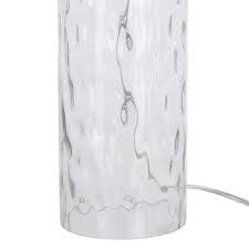 Clear Water Glass Table Lamp