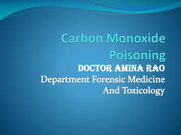 carbon monoxide poisoning powerpoint