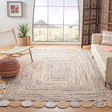 rug jute cotton circle rugs