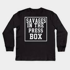 Savages In The Press Box Sport Writer Gift Idea