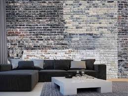 Old Multi Colored Brick Wall Mural