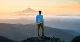 Image result for man looking horizon