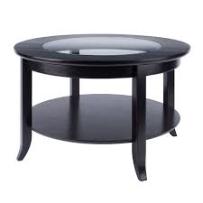 Genoa Round Glass Top Coffee Table