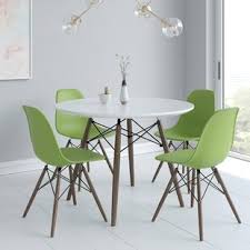 Crafted from dark wood, this solid a chic woody dining set (for 6) in browns. Green Kitchen Dining Room Sets You Ll Love In 2021 Wayfair