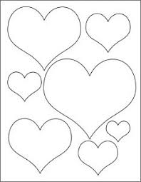 9 Best Heart And Tag Templates Images Heart Template