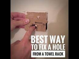 Drywall Repair Towel Bar