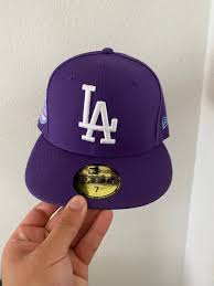 Free standard shipping on orders over $50. Lids Purple La Fitted Size 7 Ice Blue Brim
