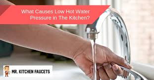 what causes low hot water pressure in