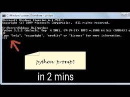how to install python in cmd windows 10