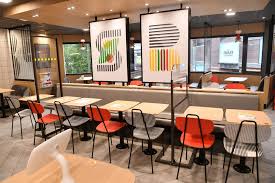 Masks have become a mainstay for mcdonald's employees and customers ordering and eating inside restaurants. Sneak Peek Inside New Mcdonald S Guildford As Restaurant And Takeaway Opens Surrey Live