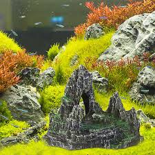 aquarium decoration artificial resin