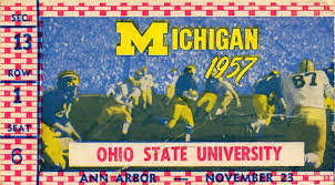 1957 Michigan Ohio State Buckeyes
