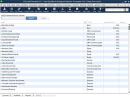 How To Set Up The Quickbooks 2019 Chart Of Accounts List